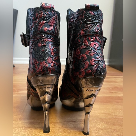 Newrock Boots M-PUNK102 Size 38 (customized without laces) - Picture 4 of 7